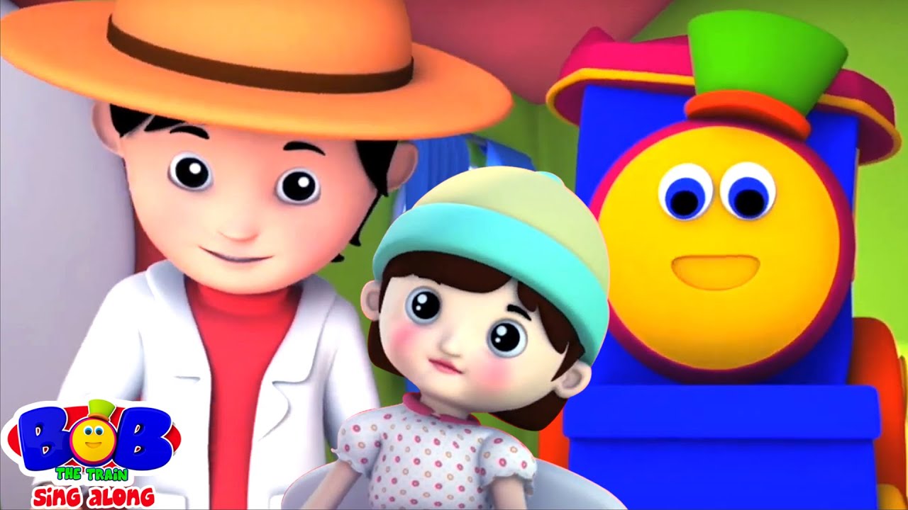 Miss Polly Had A Dolly - Sing Along | Kids Songs and Nursery Rhymes for Childrens with Bob The Train
