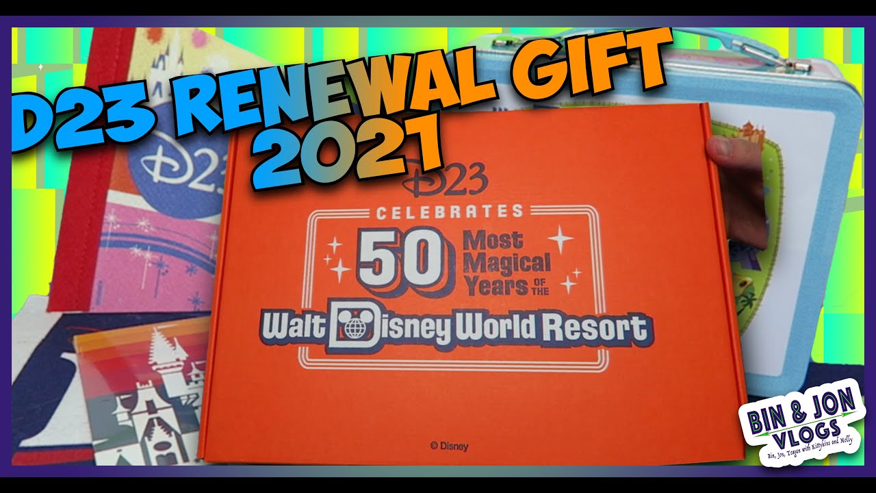 The 2021 Disney's D23 Membership Renewal Gift Package Unboxing!!