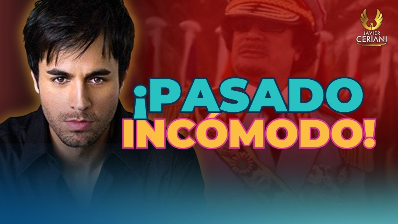 Enrique Iglesias le cantó a hijos de Gadafi y hoy es acusado de robo