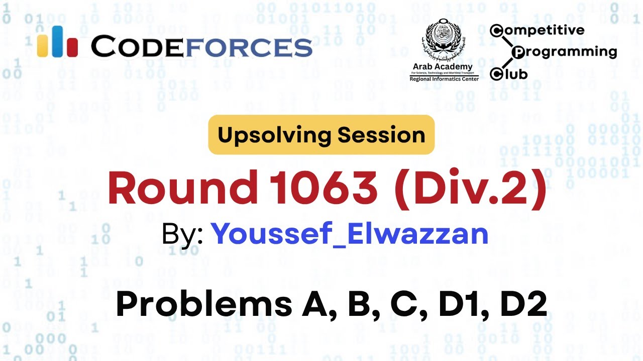 Codeforces Round 1063 (Div. 2) Upsolving (A, B, C, D1, D2)