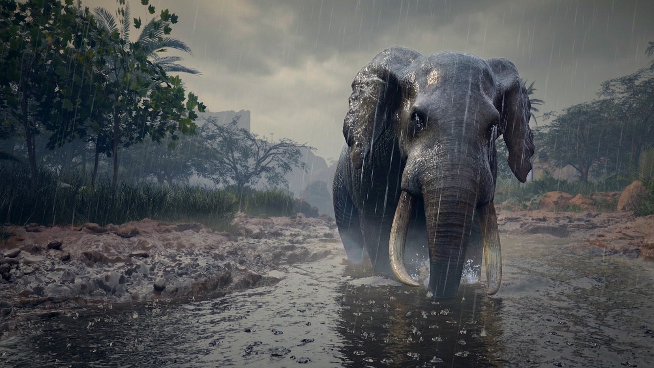 Crimson Desert | Jungle Walk in Heavy Rain | 4K