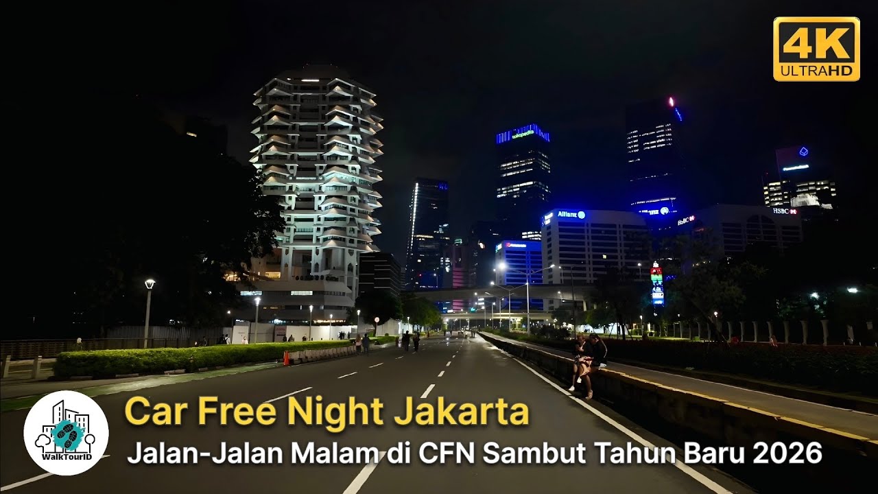 Car Free Night‼️ Suasana di Jalan Sudirman Menjelang Malam Pergantian Tahun | Happy New Year 2026