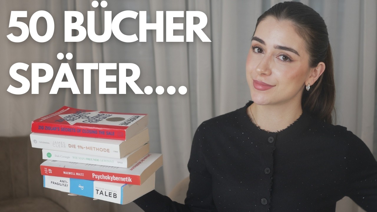Ich habe über 50 Bücher gelesen und diese machen dich WIRKLICH schlauer und reicher.