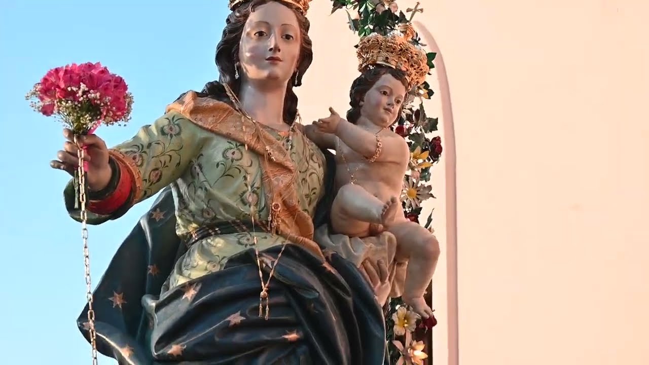 Dinami MADONNA DELLA CATENA festa 2025. USCITA PROCESSIONE. 2/6