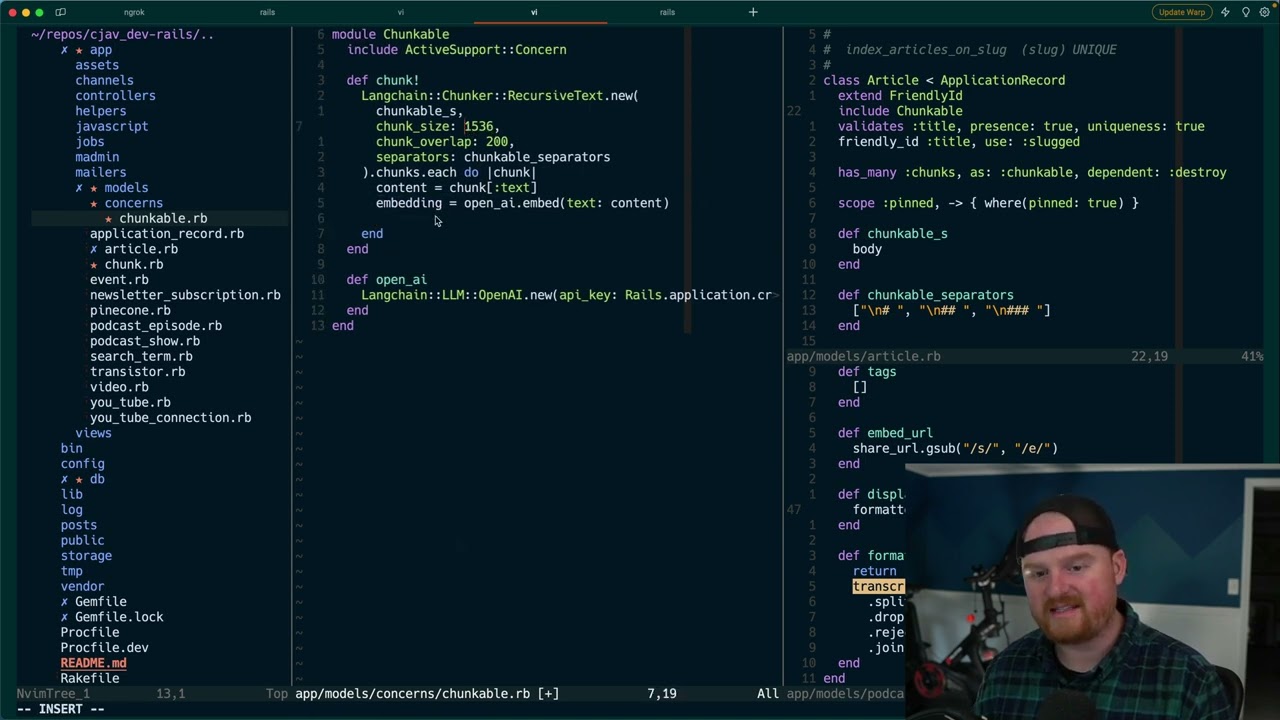 Semantic search (search by meaning) - Rails, OpenAI, langchain.rb, pg_vector