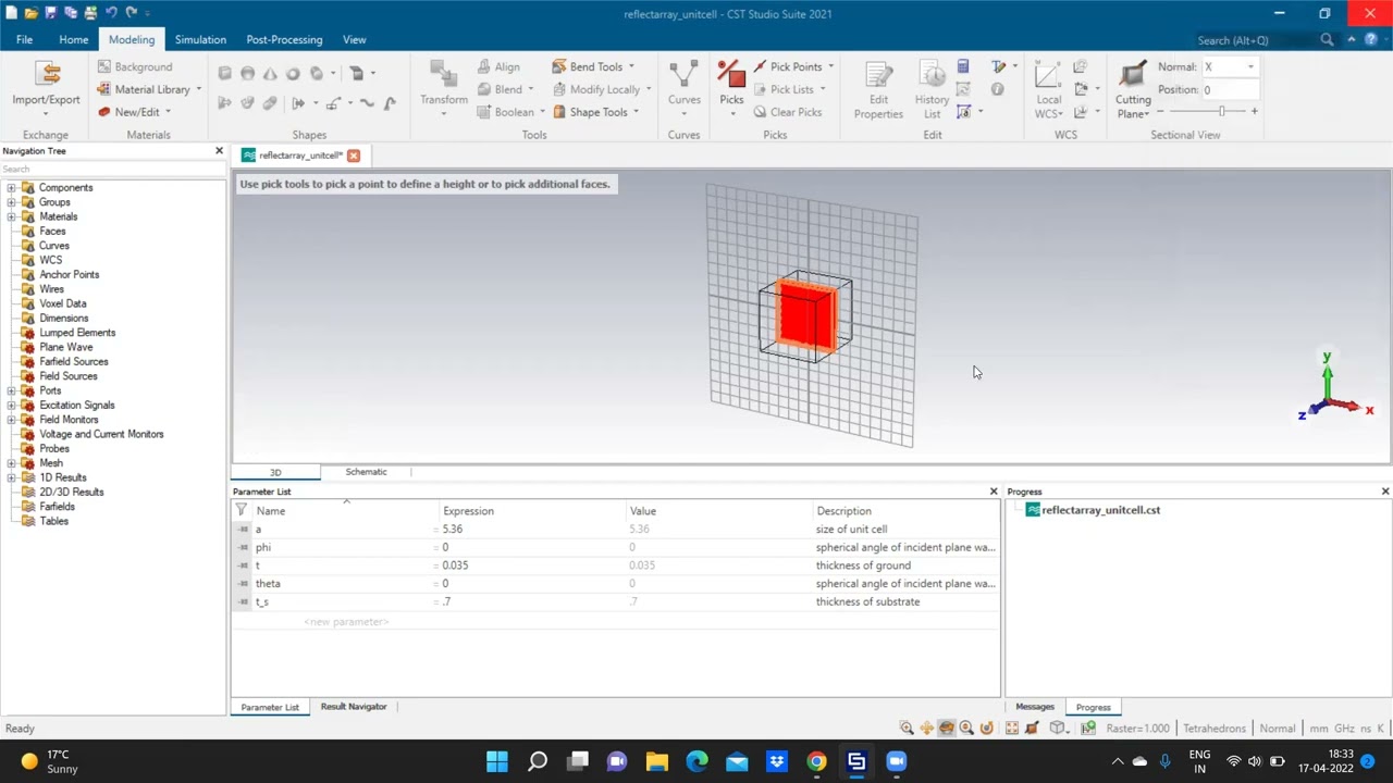 How to design dual polarized reflectarray/metasurface unit cell?