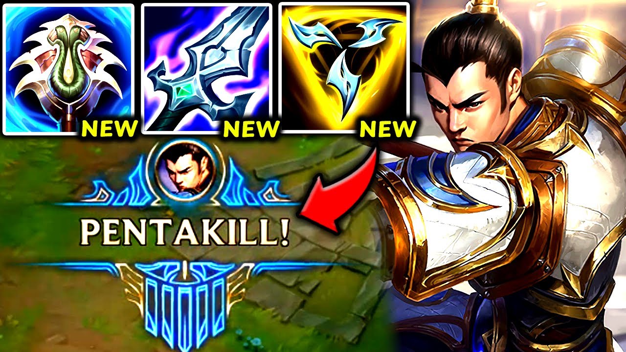 XIN ZHAO TOP CAN 1V5 A WHOLE TEAM WITH 0 SKILL REQUIRED! 👌 S14 Xin Zhao TOP Gameplay Guide