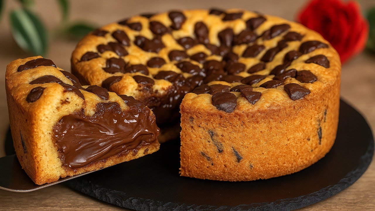 🍪 Пирог из печенья с Нутеллой! Простой и быстрый рецепт!