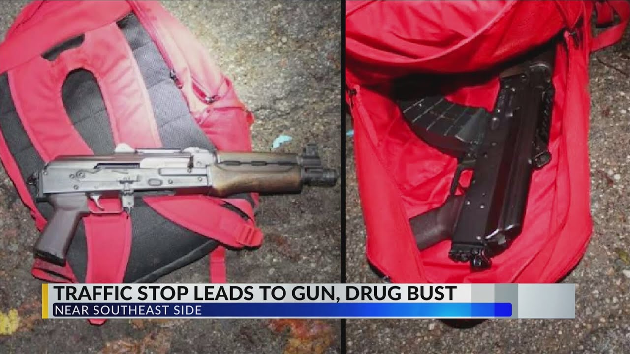 Traffic stop leads to gun, drug bust in Indianapolis
