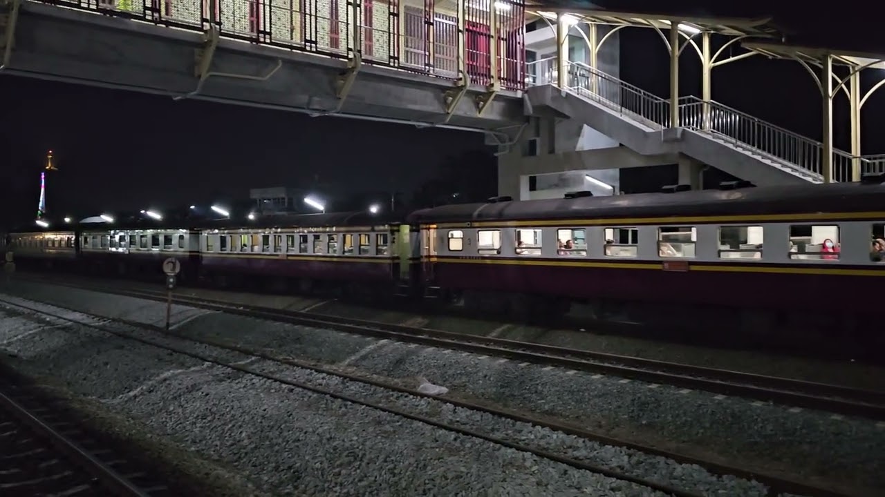 รถเร็ว 167 จอดบ้านโป่ง Rapid train 167 Krungthep Aphiwat - Kantang