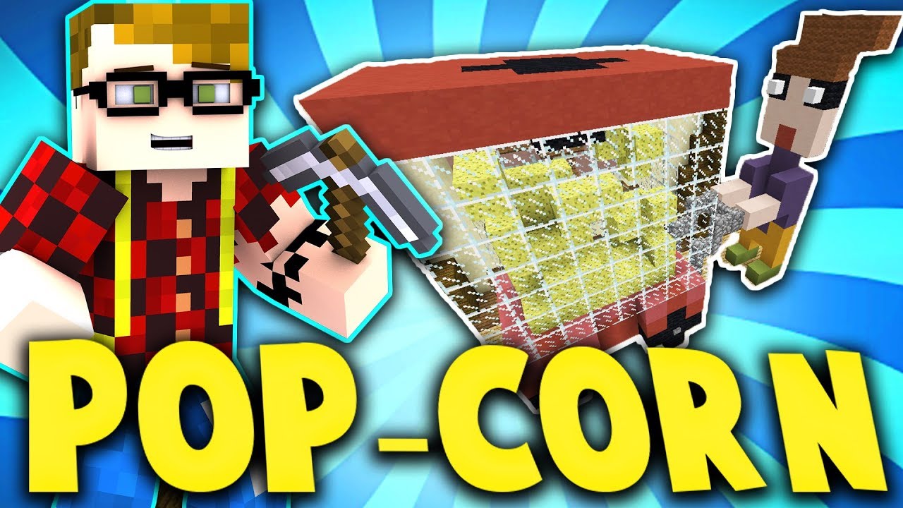 LA MACCHINA PER I POP CORN & UN SERPENTE BIZZARRO!! - Minecraft Build Battle