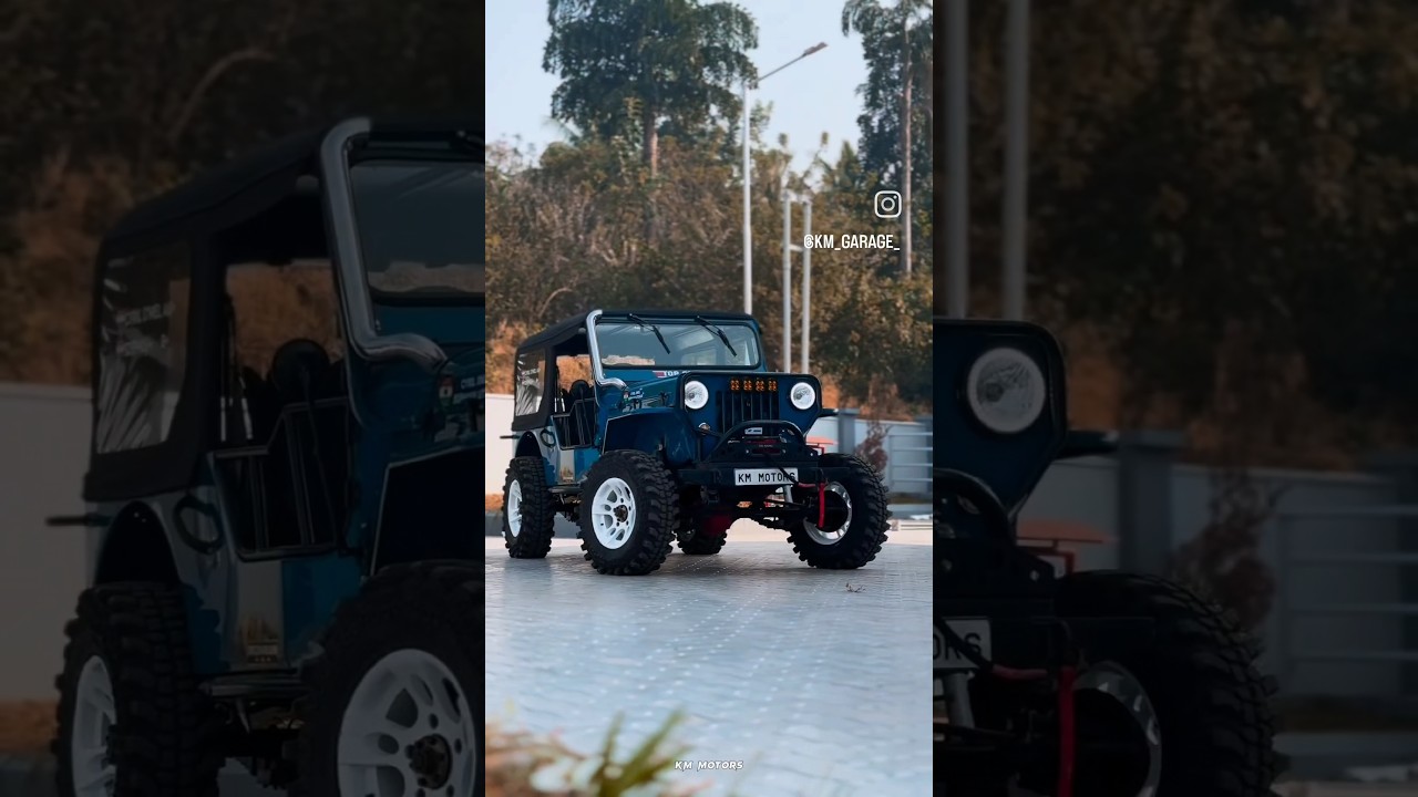 BUILT NOT BOUGHT TOPGUN KM MOTORS KERALA MAHINDRA JEEP 4X4 OFFROAD SPEC #4x4 #offroad #kerala #jeep