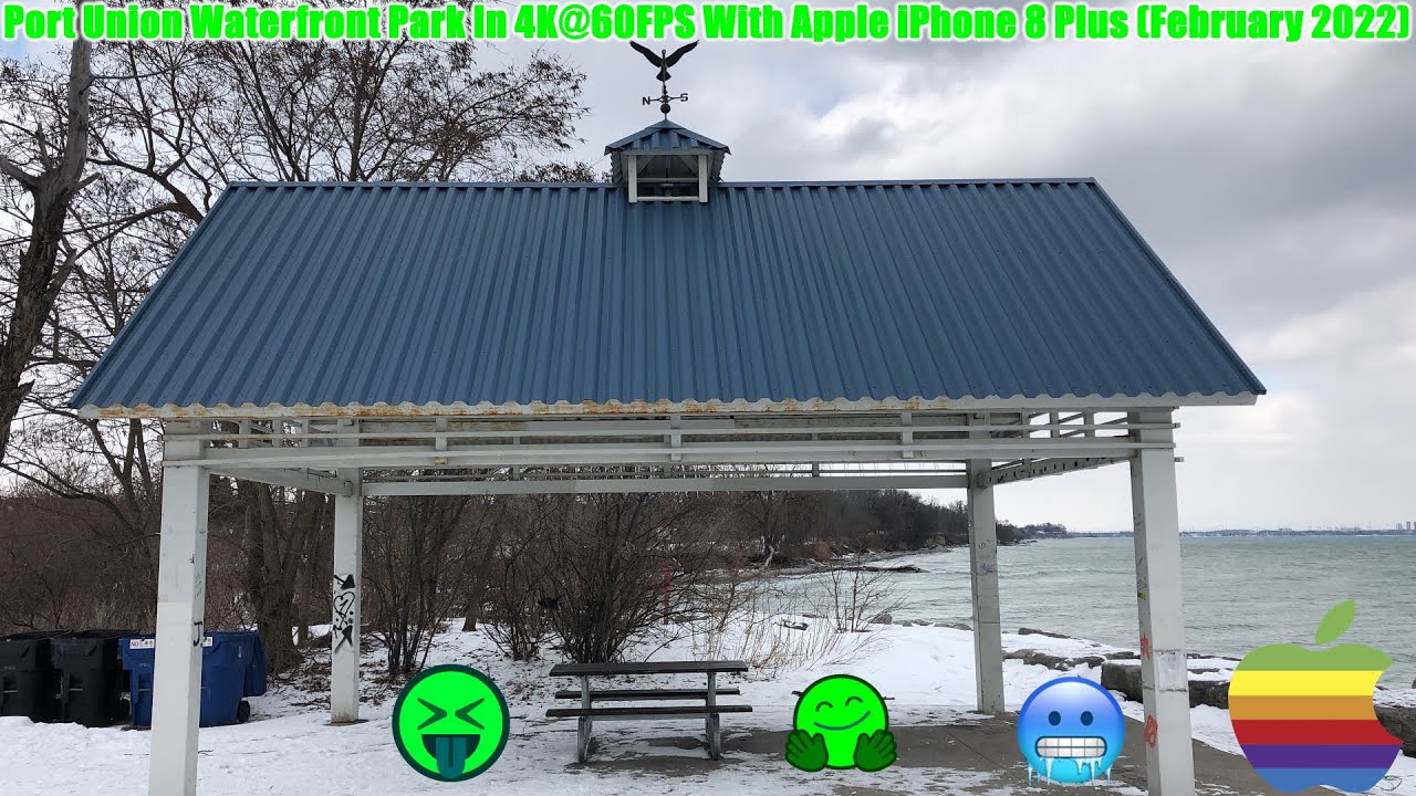 Port Union Waterfront Park In 4K@60FPS With Apple iPhone 8 Plus (February 2022)