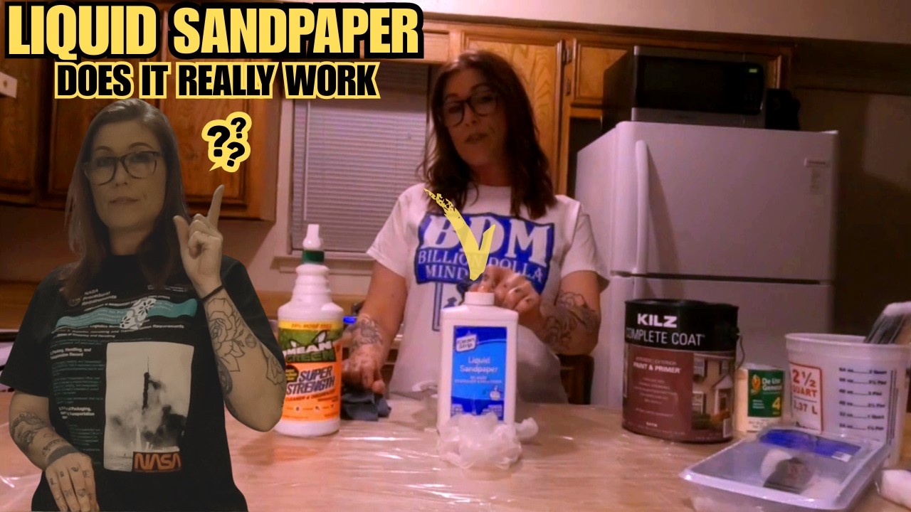Does Liquid Sandpaper REALLY Work? Deglosser vs Sanding Test for DIY Projects