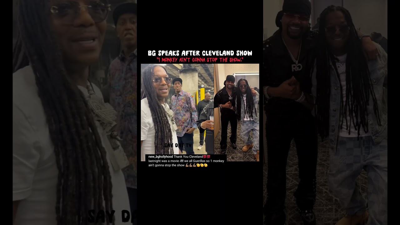 BG Speaks Out After Cash Money 30th Anniversary Show In Cleveland.