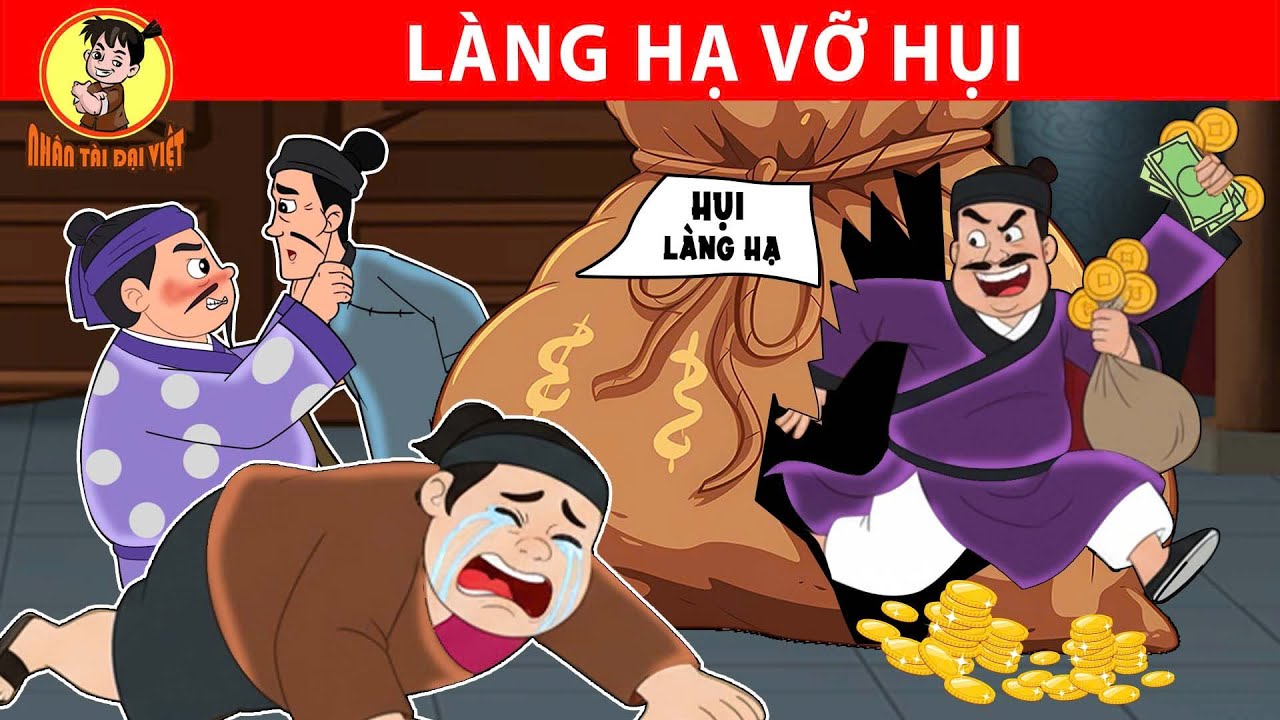 LÀNG HẠ VỠ HỤI - Nhân Tài Đại Việt - Phim hoạt hình - Truyện Cổ Tích Việt Nam