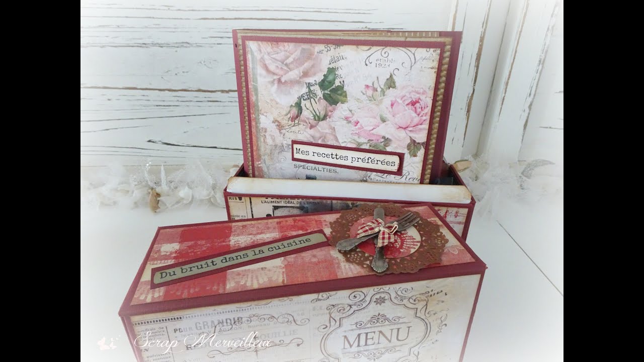 Scrapbooking présentation Album Boite 