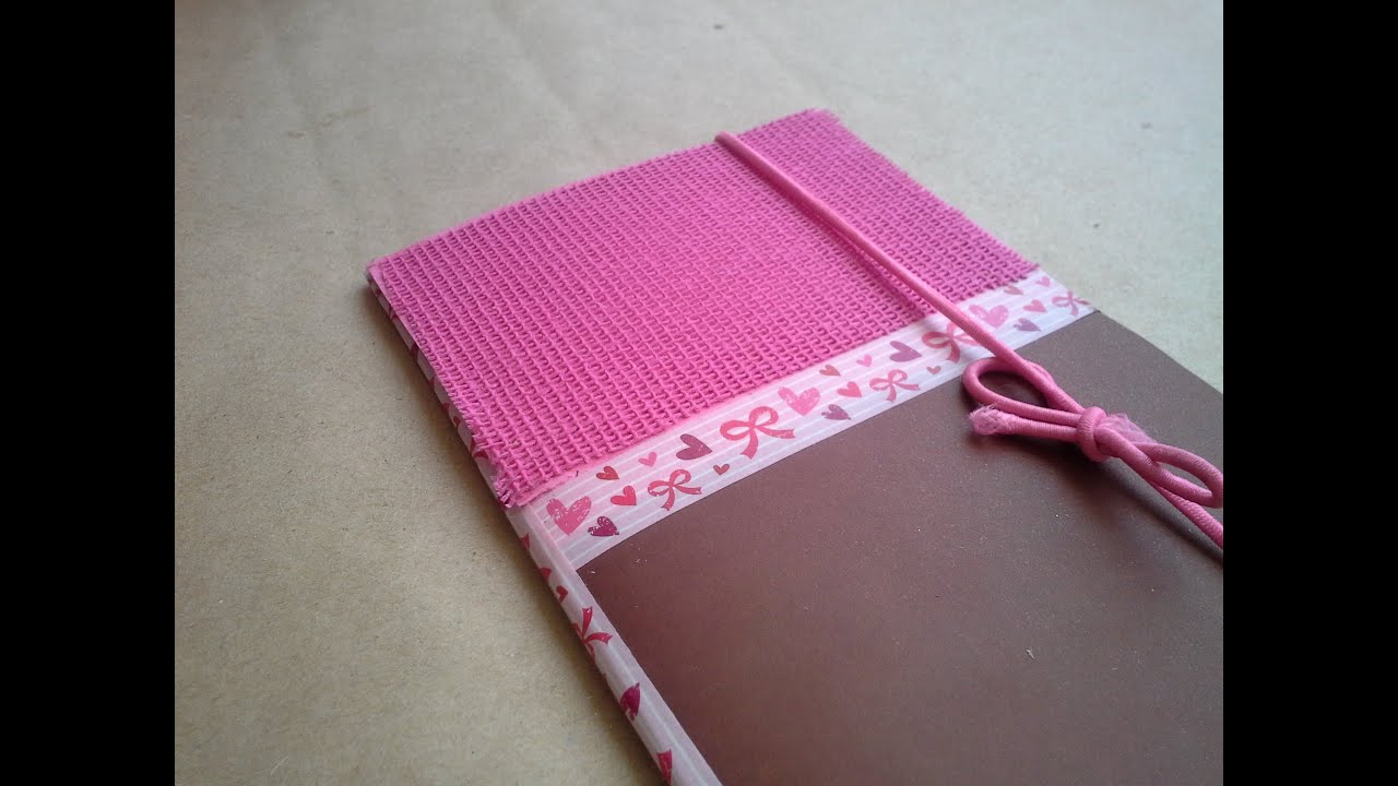 Cómo hacer una libreta + encuadernación sencilla