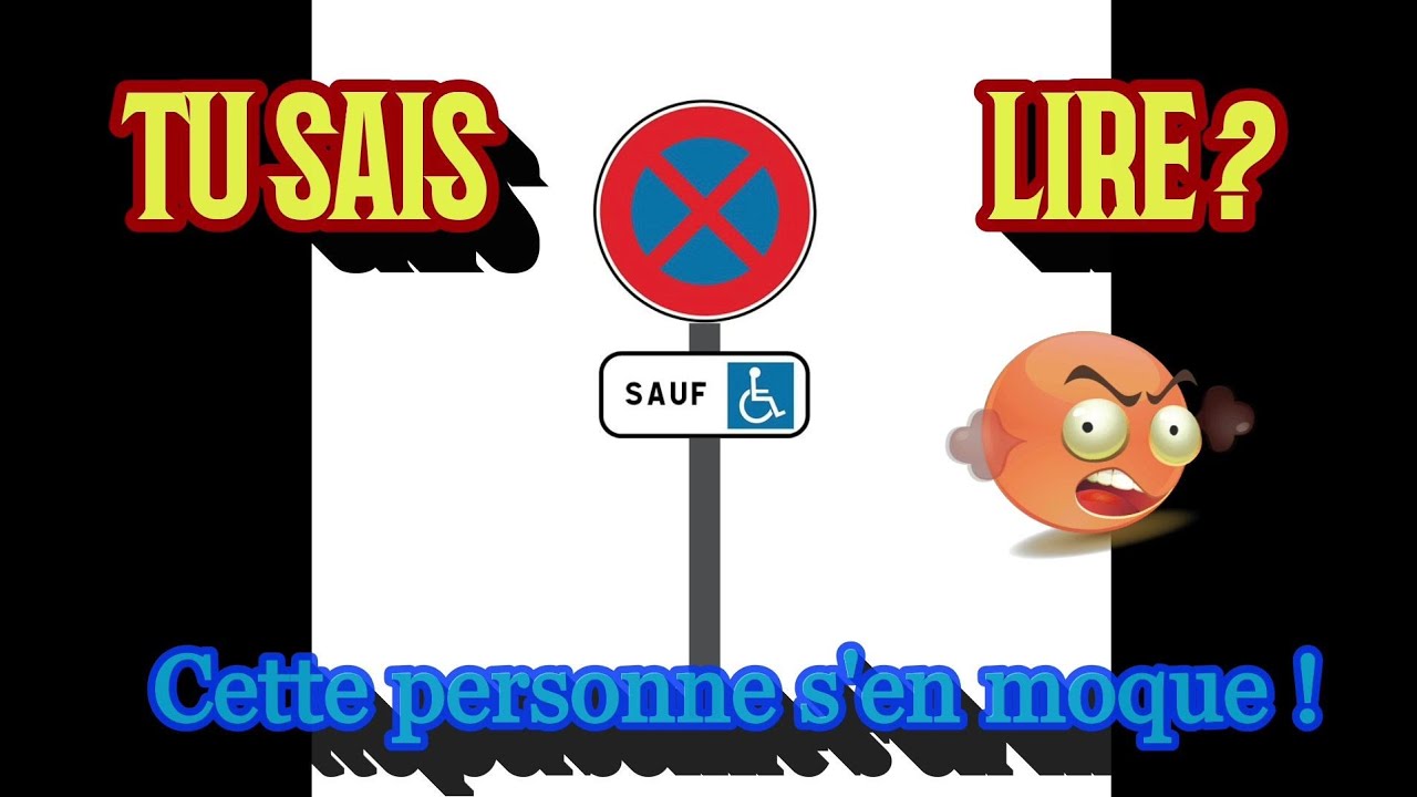 Honteux cette personne va stationner sur une place handicap&eacute;e (PMR), pour un motif hallucinant. 😨😱