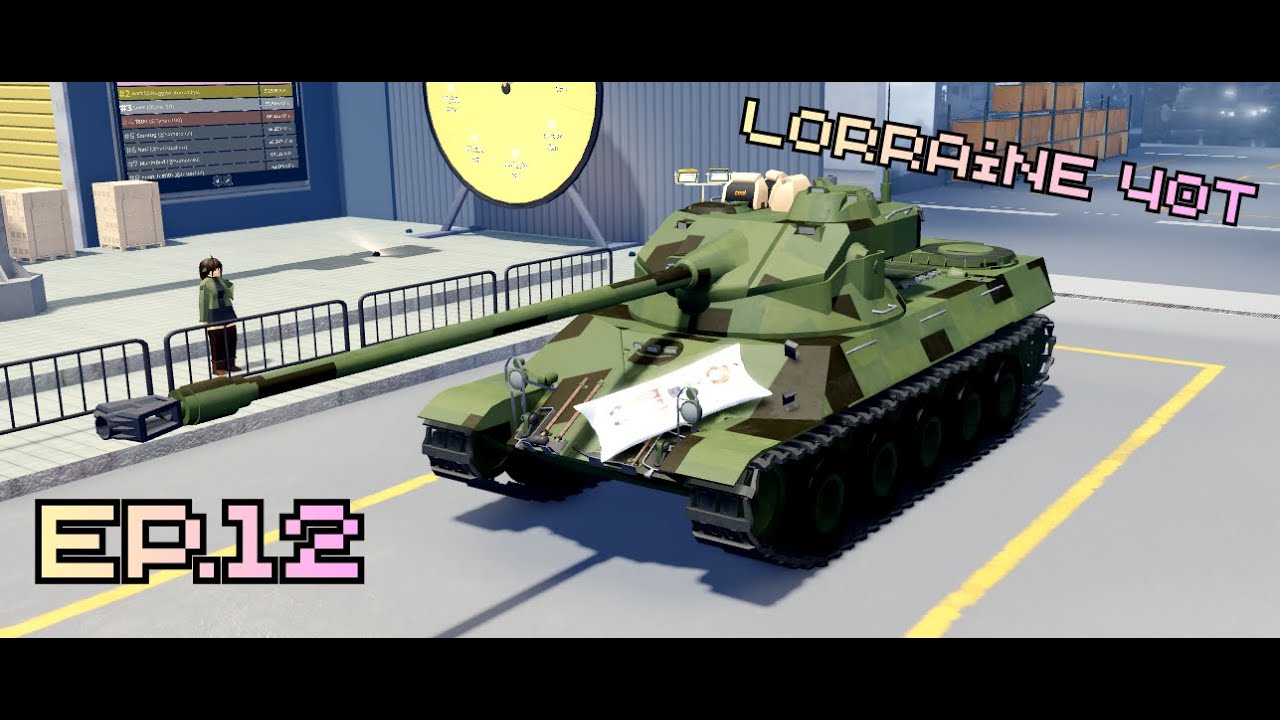 Roblox Curesd Tank Simulator【SKYFALL】(CTS) EP:12 Lorraine 40t