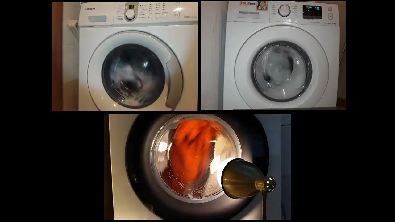 Samsung generation wash race: WF80 vs WF0700NBE vs AI - 1 hour wash