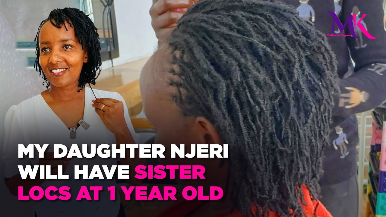 My daughter Njeri will have sister locs at 1 year old