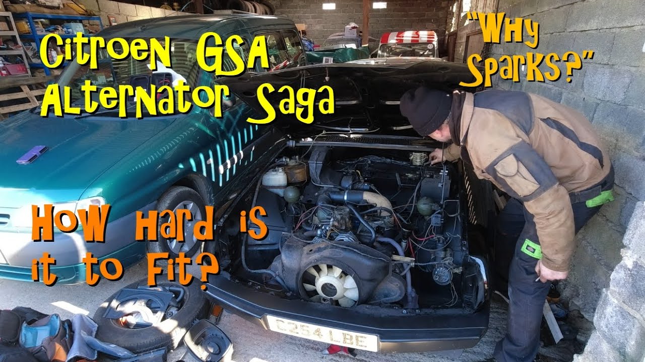 Citroen GSA alternator - how hard is it to fit? Why Sparks?!