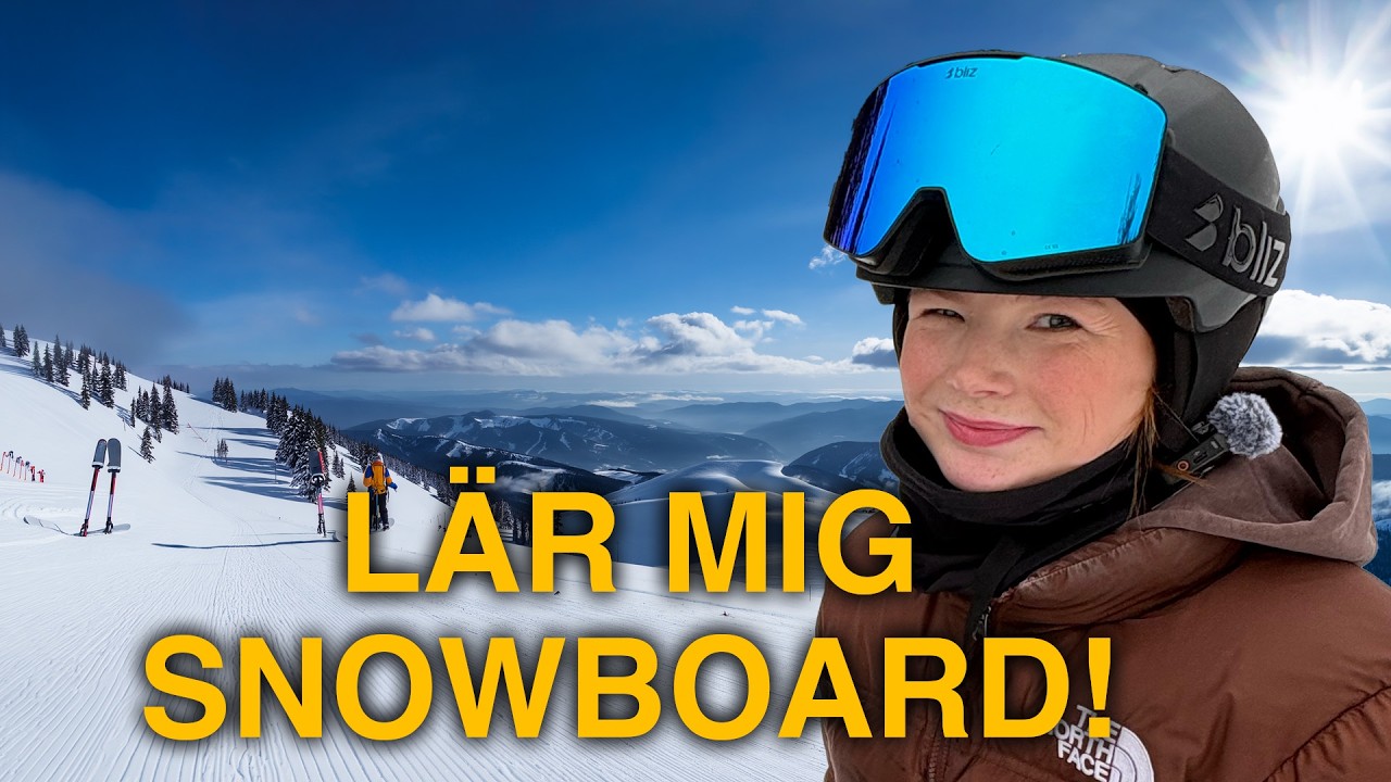 ÅKER FÖR FÖRSTA GÅNGEN! 🏂😍