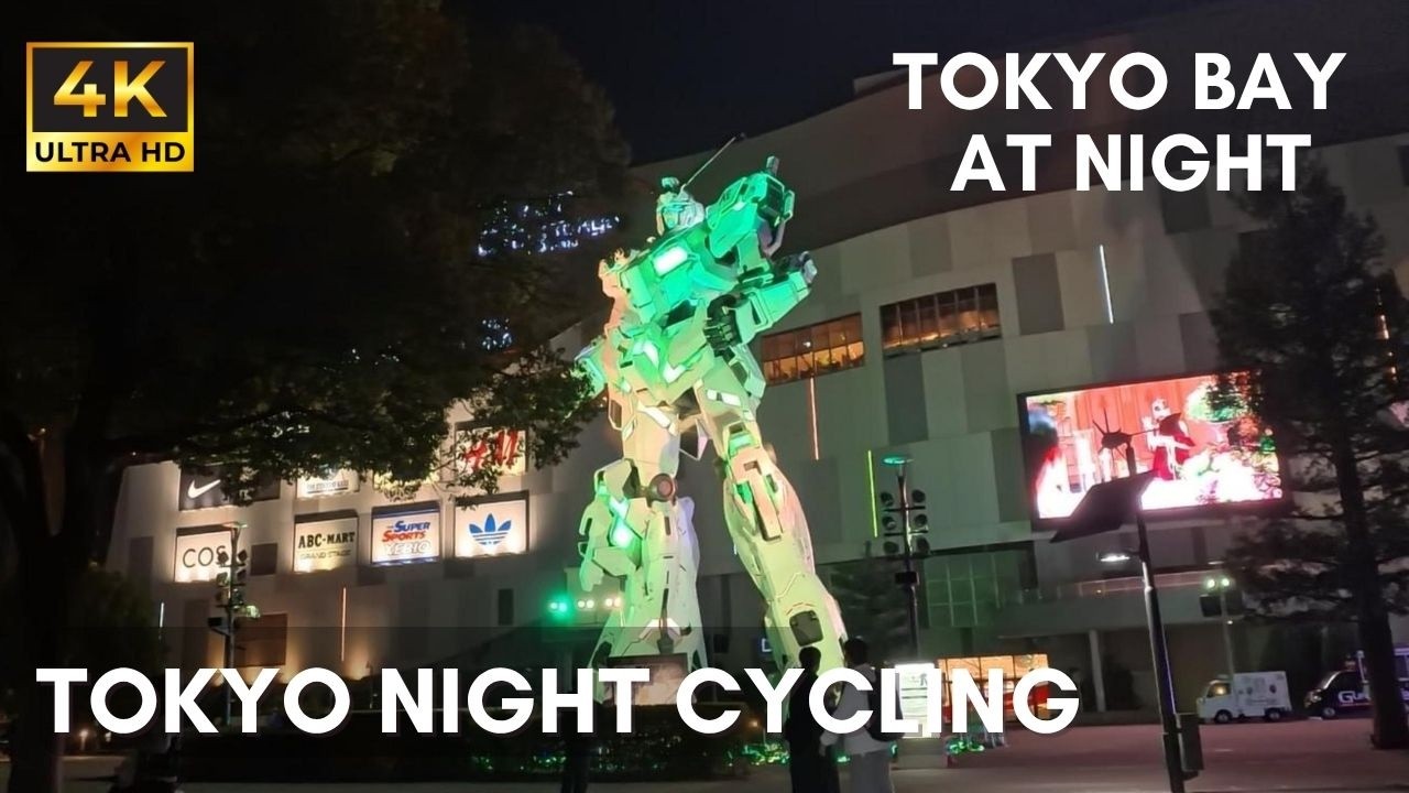 After-Work Tokyo Winter Night Cycling 4K POV - 31km Loop from Tokyo Station to Odaiba
