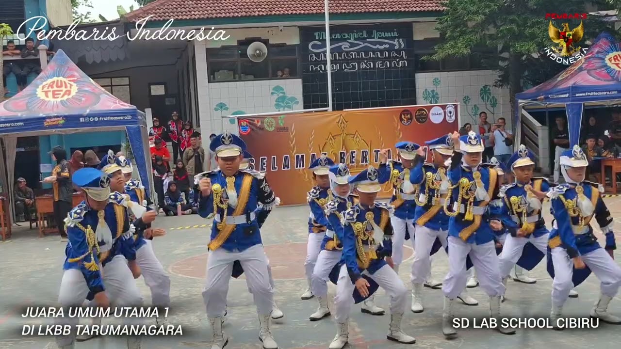 PASKIBRA SD LAB SCHOOL CIBIRU JUARA UMUM UTAMA I LKBB TARUMANAGARA DI SMP PASUNDAN 2 CIMAHI