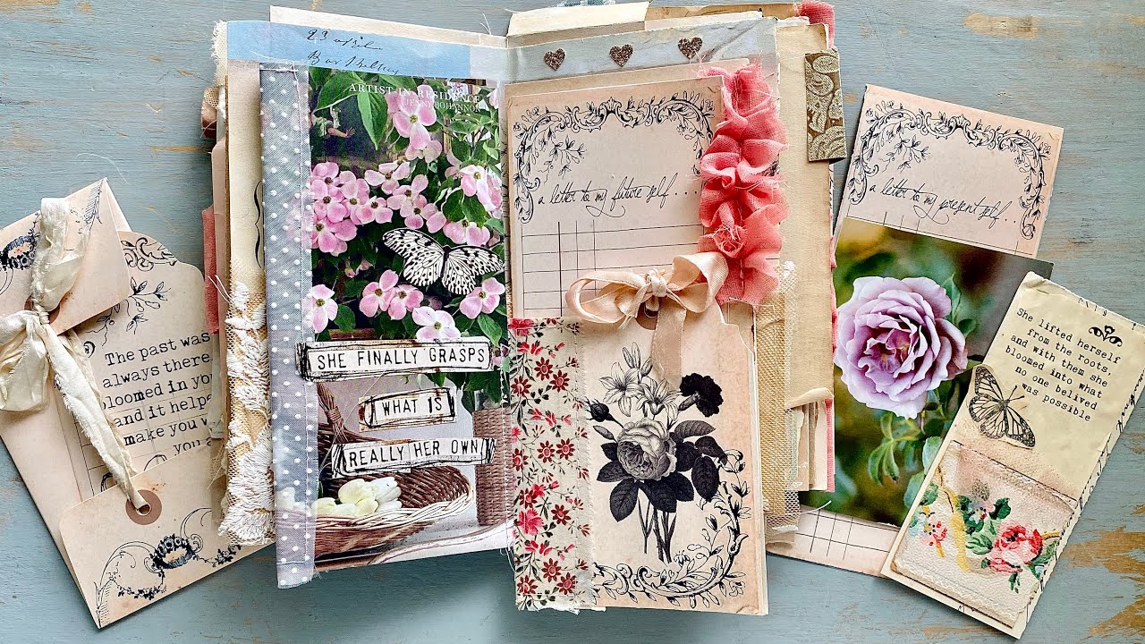 Turn Magazines, Paper, & Stamps Into Pockets, Flip Tags, & Envelopes! | Junk Journal July