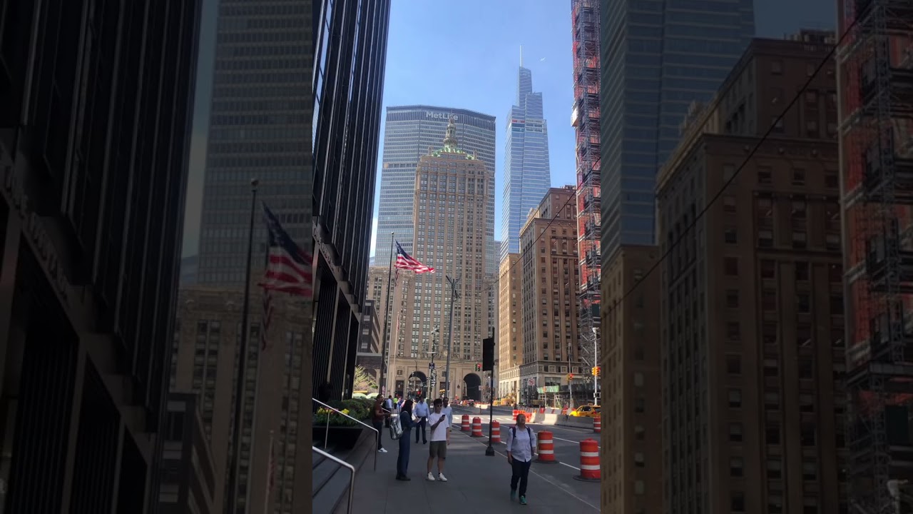 Metlife building New York.Metlife building.Midtown Manhattan.Broadway Herald Square.New York City.