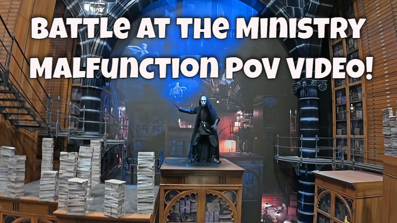 Ride Malfunction POV : Harry Potter Battle at the Ministry EPIC UNIVERSE