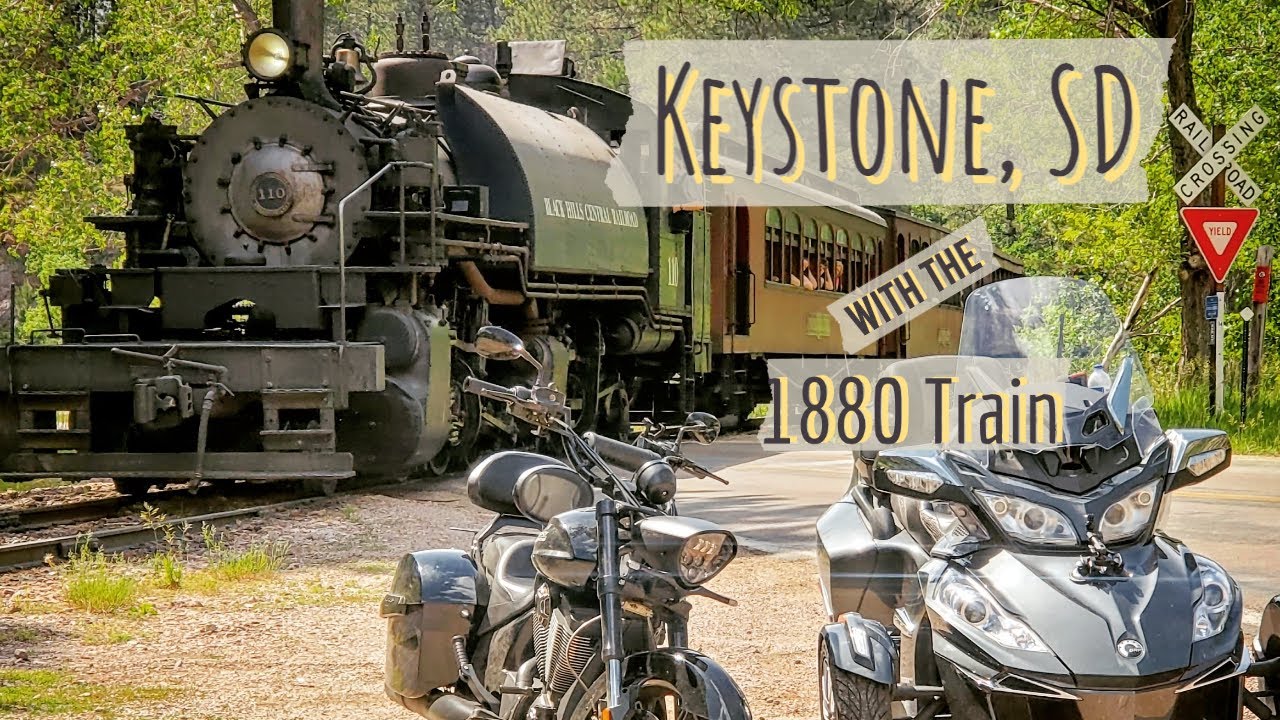 Keystone, SD to Hill City, SD -  1880 Train - Motorcycle Ride - Old Hill City Road