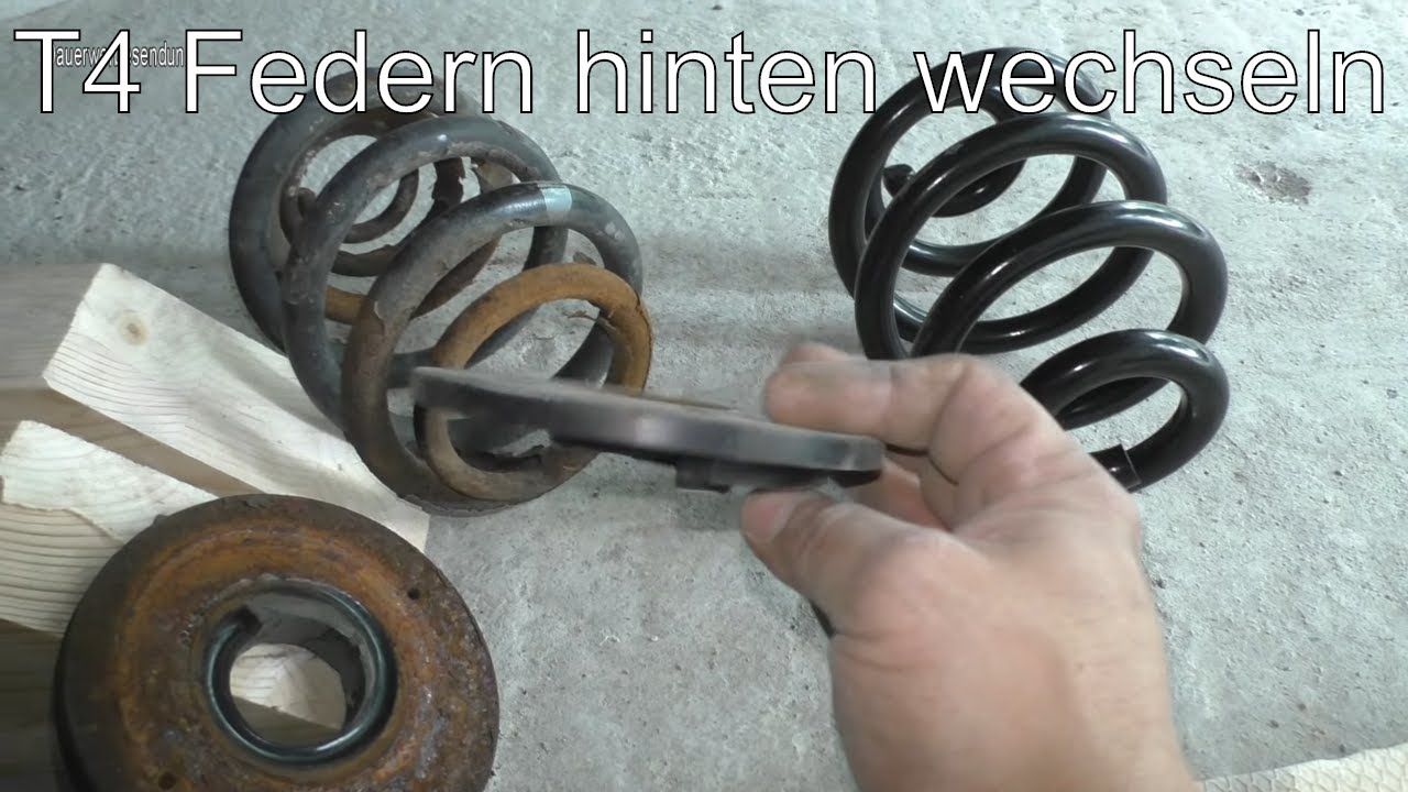 T4 Federn hinten gebrochen, wechseln