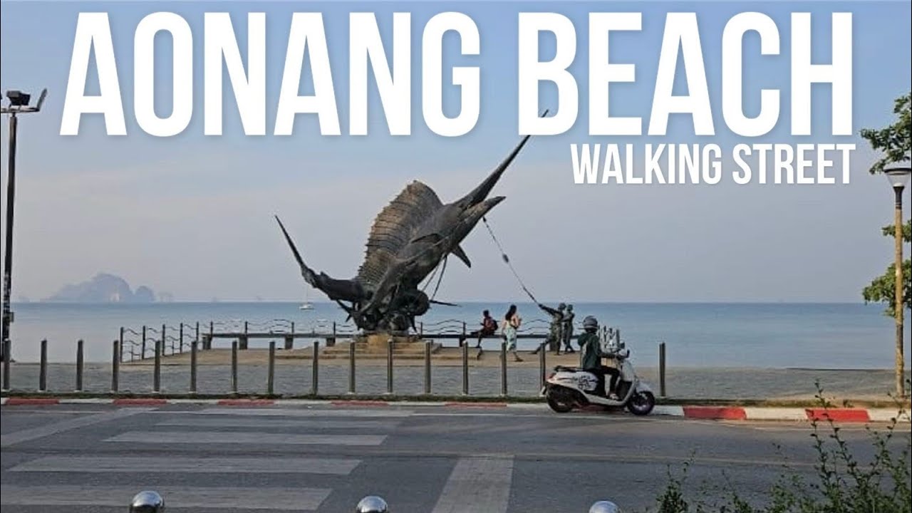 AoNang Beach  - Walking street - Krabi - Thailand #travel #thailandtourism 