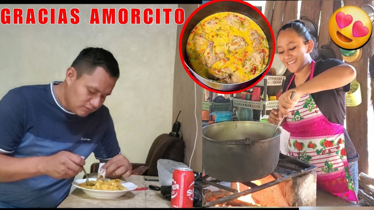 Omg😱Emy Le Prepara Pollo En Crema Ha Asu Amado🥰Llegó Con Un Antojo Emy No dudo En Prepararselo🤩