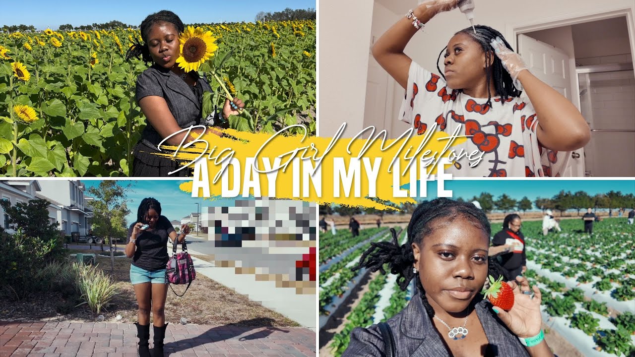 Big Girl Milestones ✨ | My First Bank Account, State ID, Hair Dye & Strawberry Picking