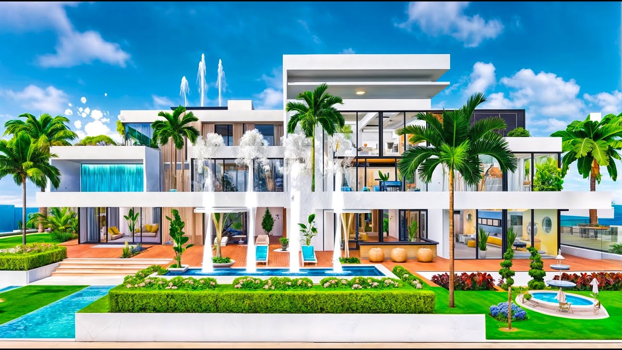 Best PUBG Mobile House Design for Level 30-34 | With Pool In Free Coin 🔥💫