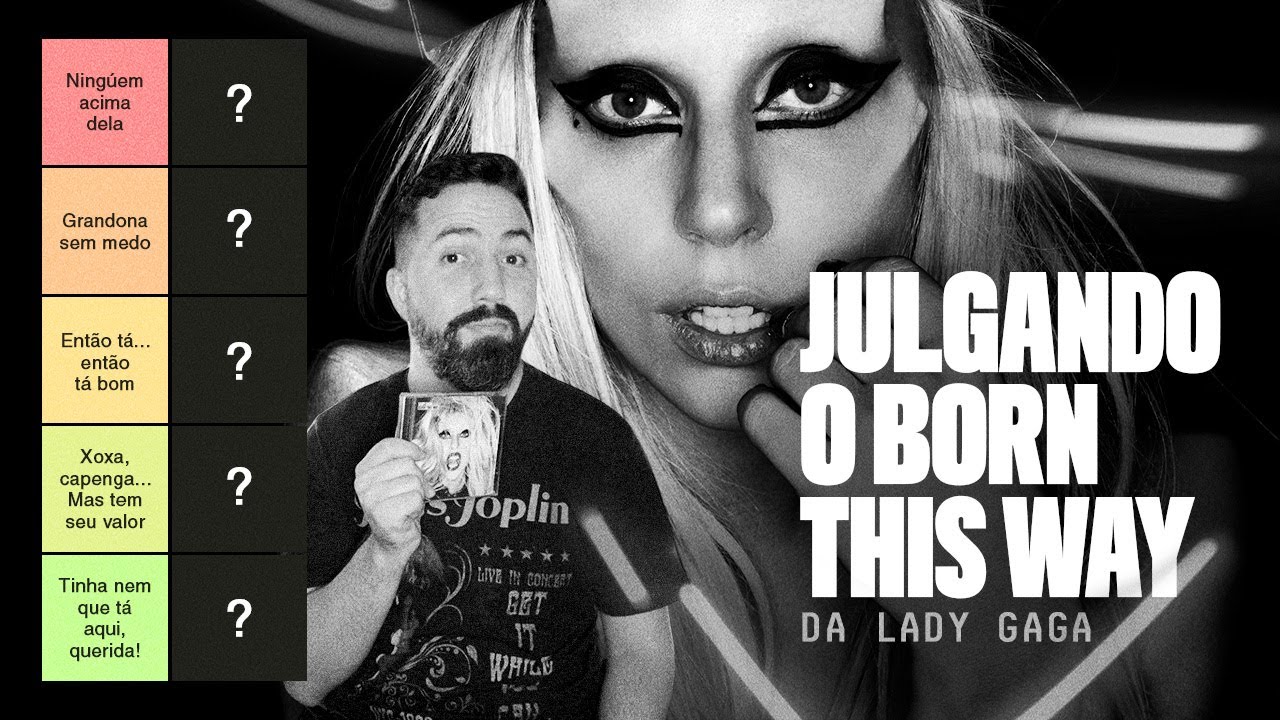 JULGANDO O ÁLBUM O BORN THIS WAY DA LADY GAGA | RANKING #TIERLIST