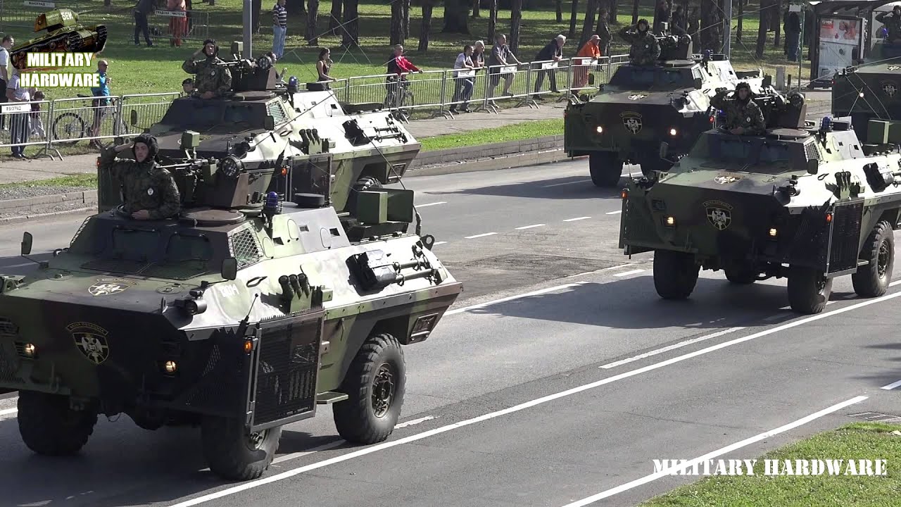 Salamandroid Military police on parade