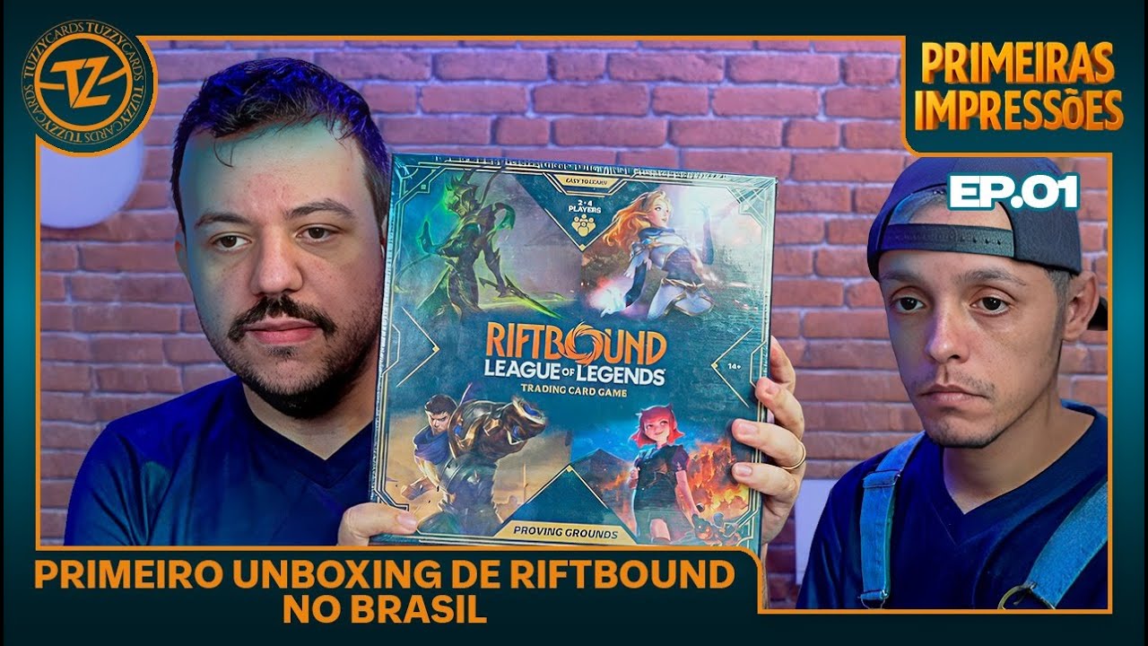 Primeiro Unboxing de Riftbound no Brasil! — O Novo TCG da Riot Games