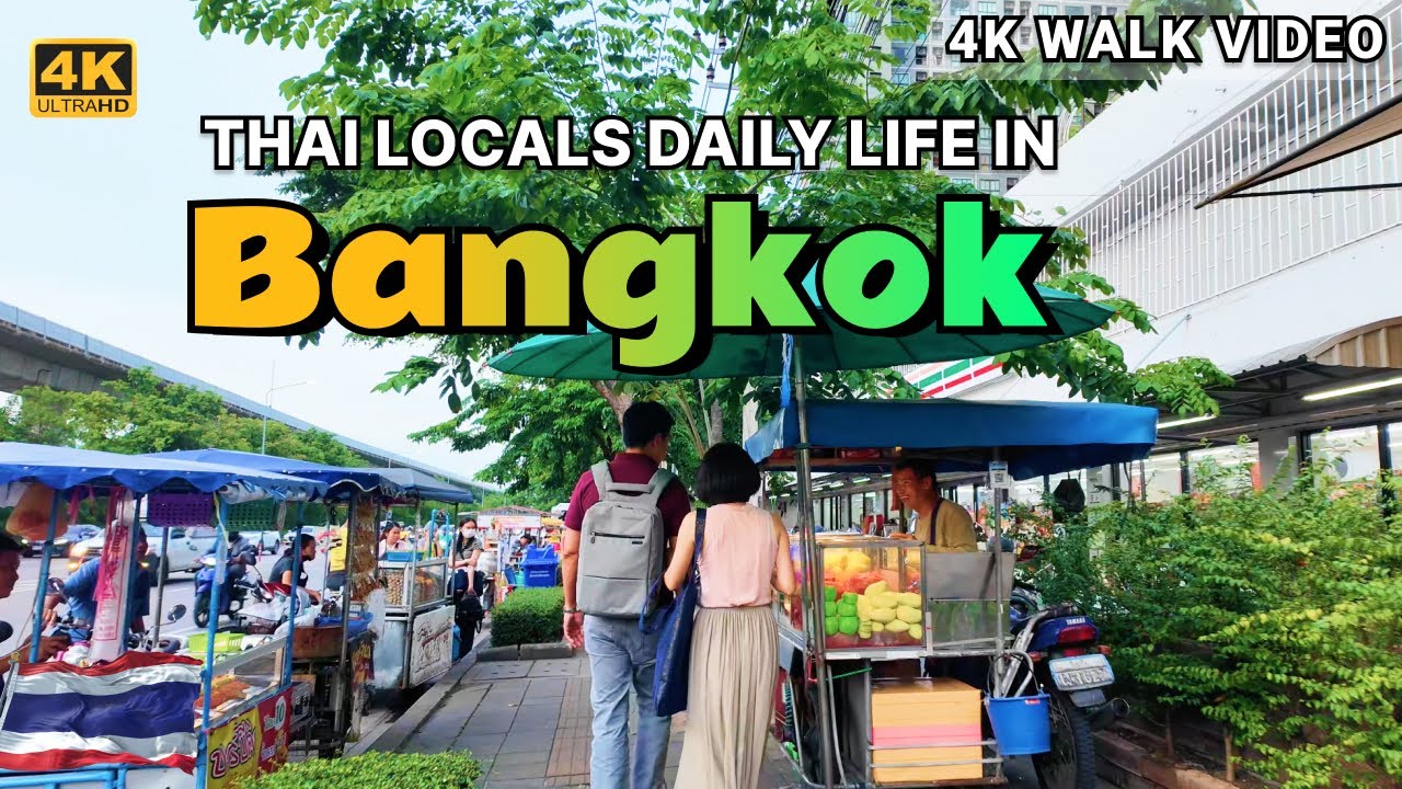 [4K] Bangkok City Walk 2024 | BTS Talat Phlu - BTS Krung Thon Buri | Bangkok Street Walk