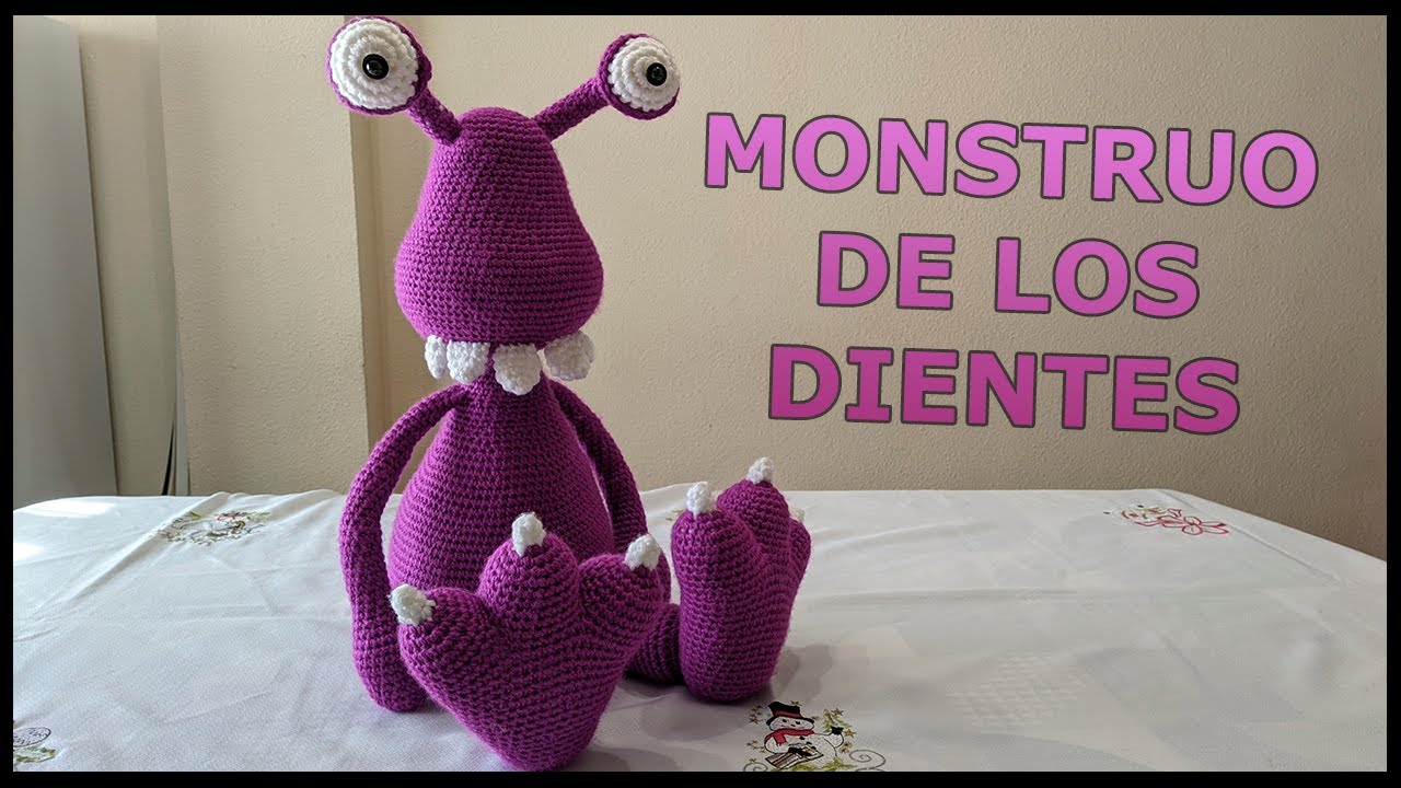 Monstruo de los dientes | Parte 1/2 | Tutorial Ganchillo
