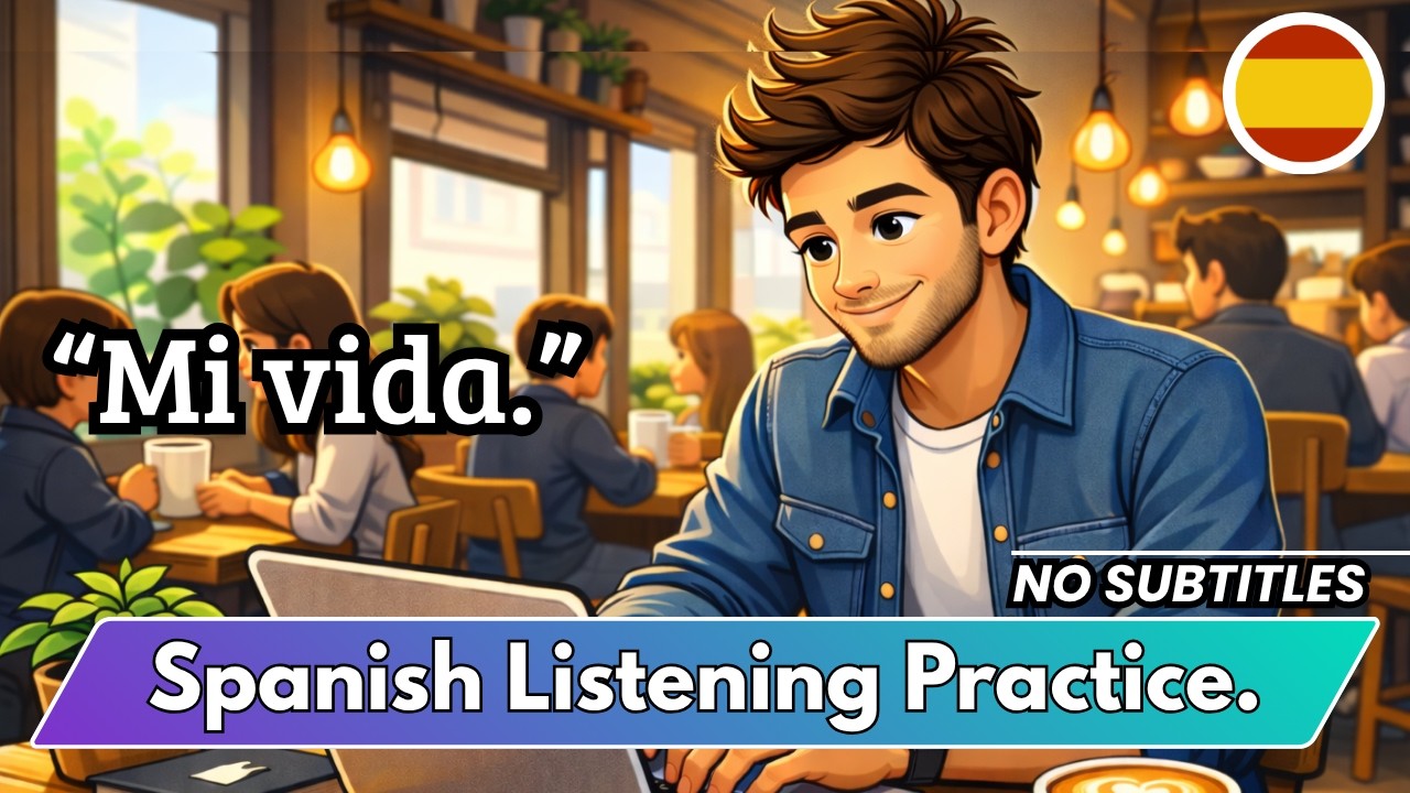 Spanish Listening Practice for Beginners | Slow Spanish Story | My Life as It Is Now.