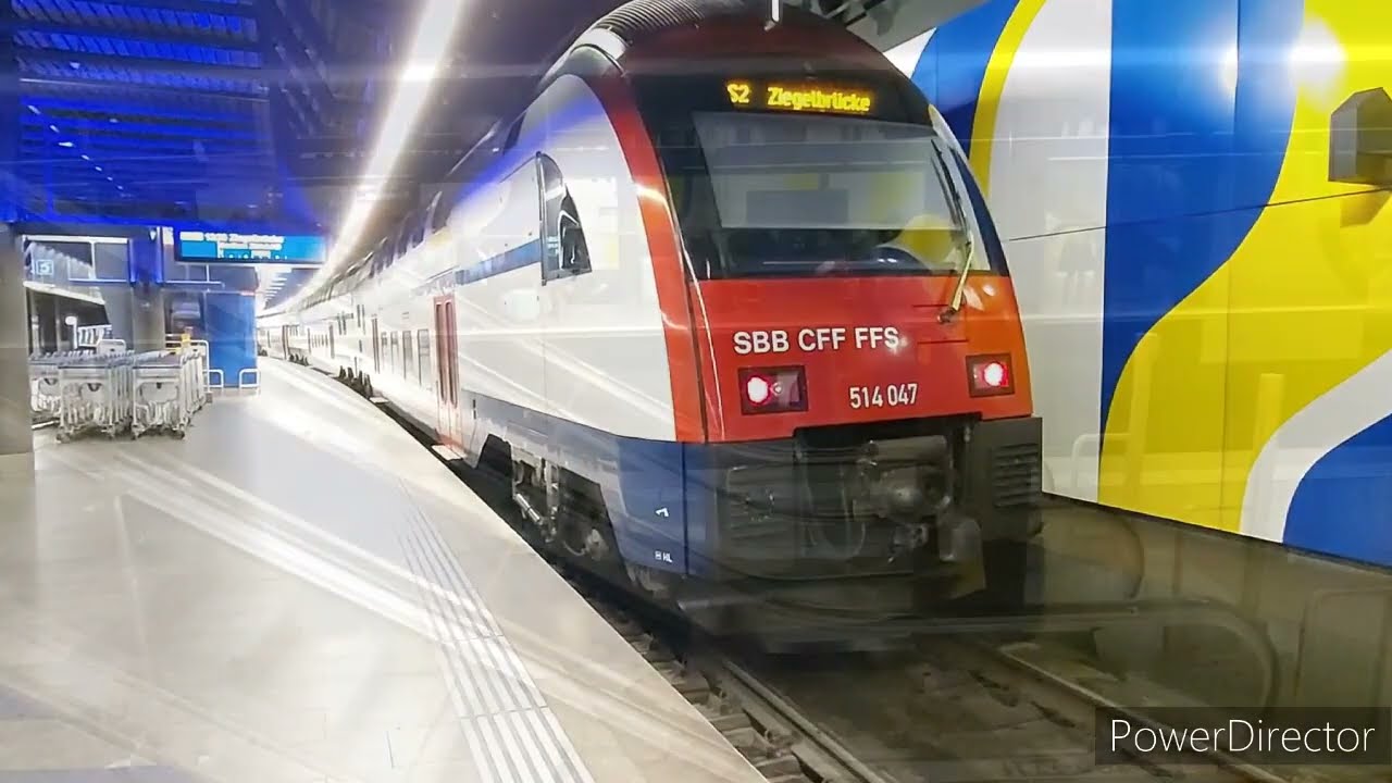 ZVV S-Bahn (S2) Zürich Flughafen - Zürich HB Ridealong