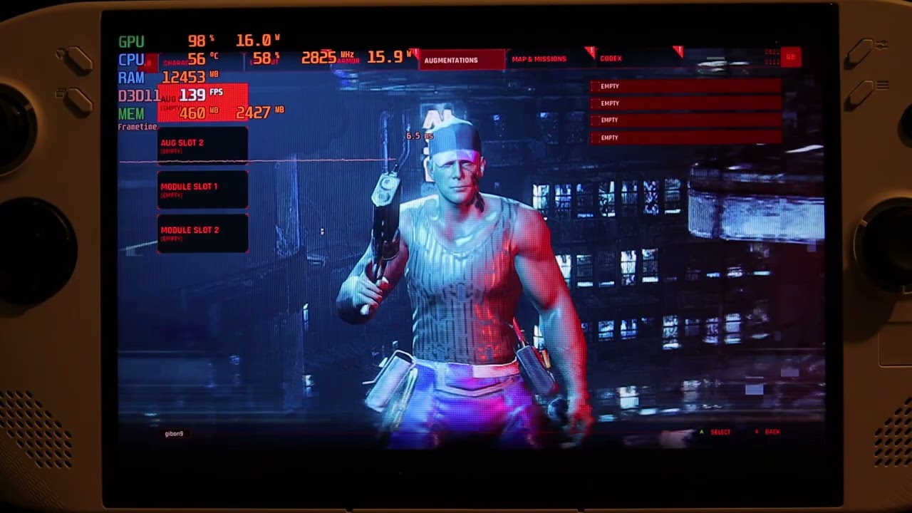 The Ascent Legion Go S (z2go) 16gb win11 gameplay/benchmark