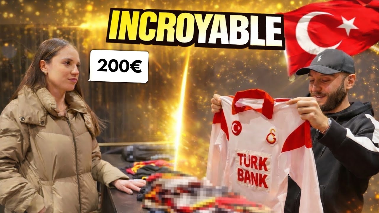 Elle vient nous REVENDRE les maillots de SON MEC (SPÉCIAL TURC)