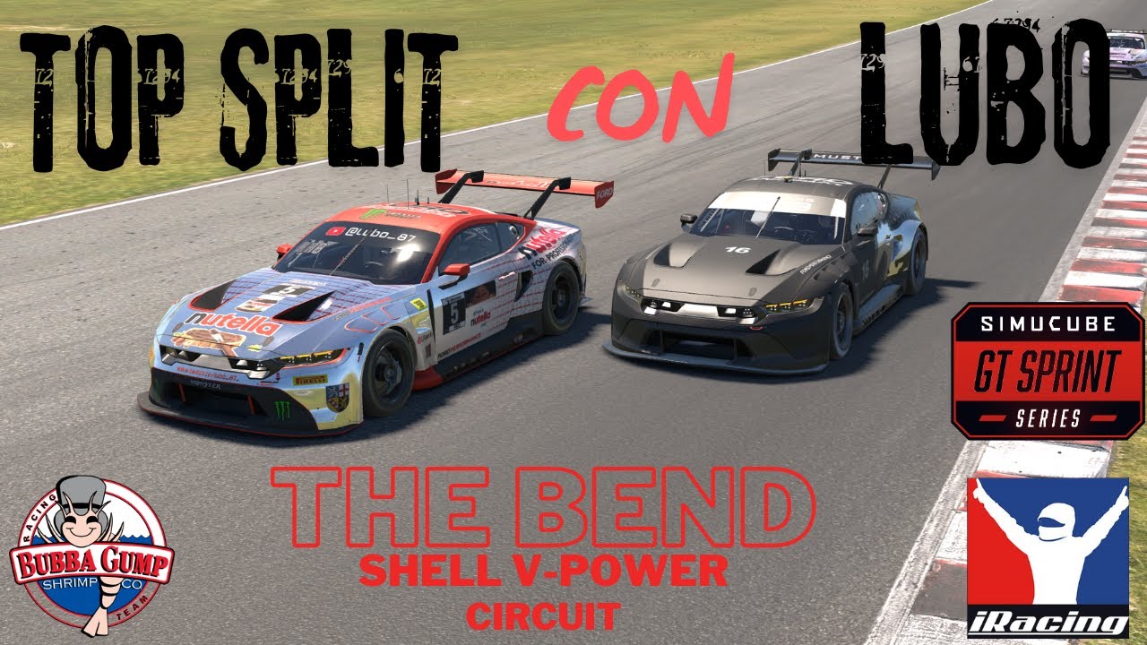 GT SPRINT Top Split con Lubo87 / The Bend SVP / Ford Mustang GT3 / iRacing