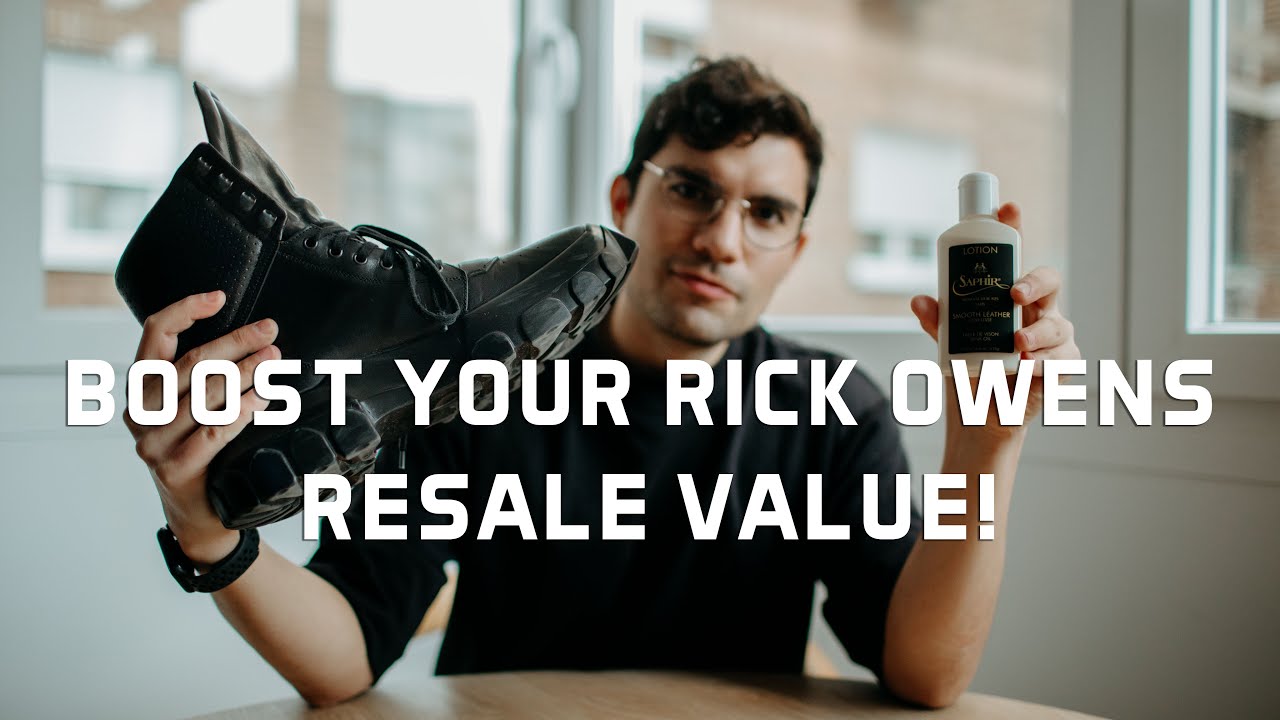 Ultimate Guide To Maintaining Rick Owens Leather Boots
